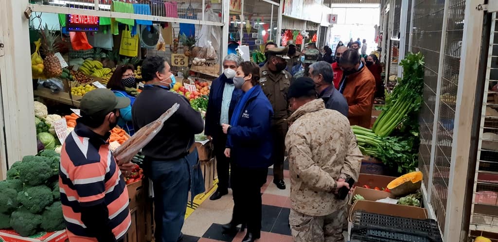 Feria Modelo de Ovalle  fortalece sus medidas de prevención contra el covid19