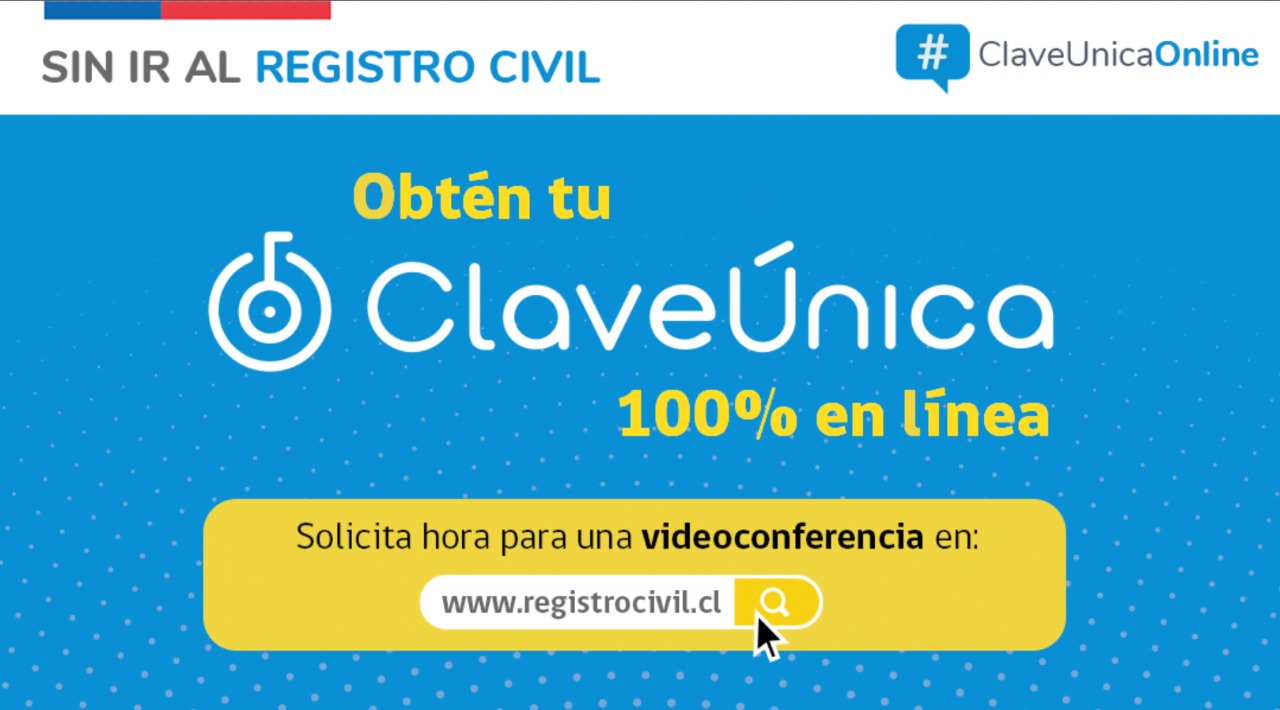 Ministerio de Justicia y Registro Civil anuncian trámite de Clave Única 100% en línea