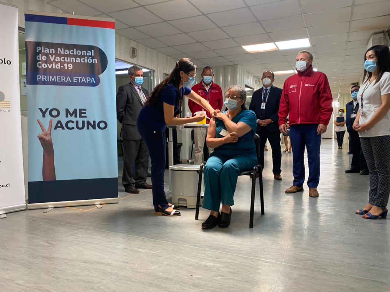 Comienza la vacunación de 8.300 funcionarios de salud en la Región de Coquimbo