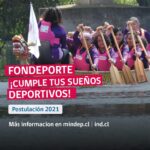 FONDEPORTE 2021 CIERRA POSTULACIÓN ESTA SEMANA