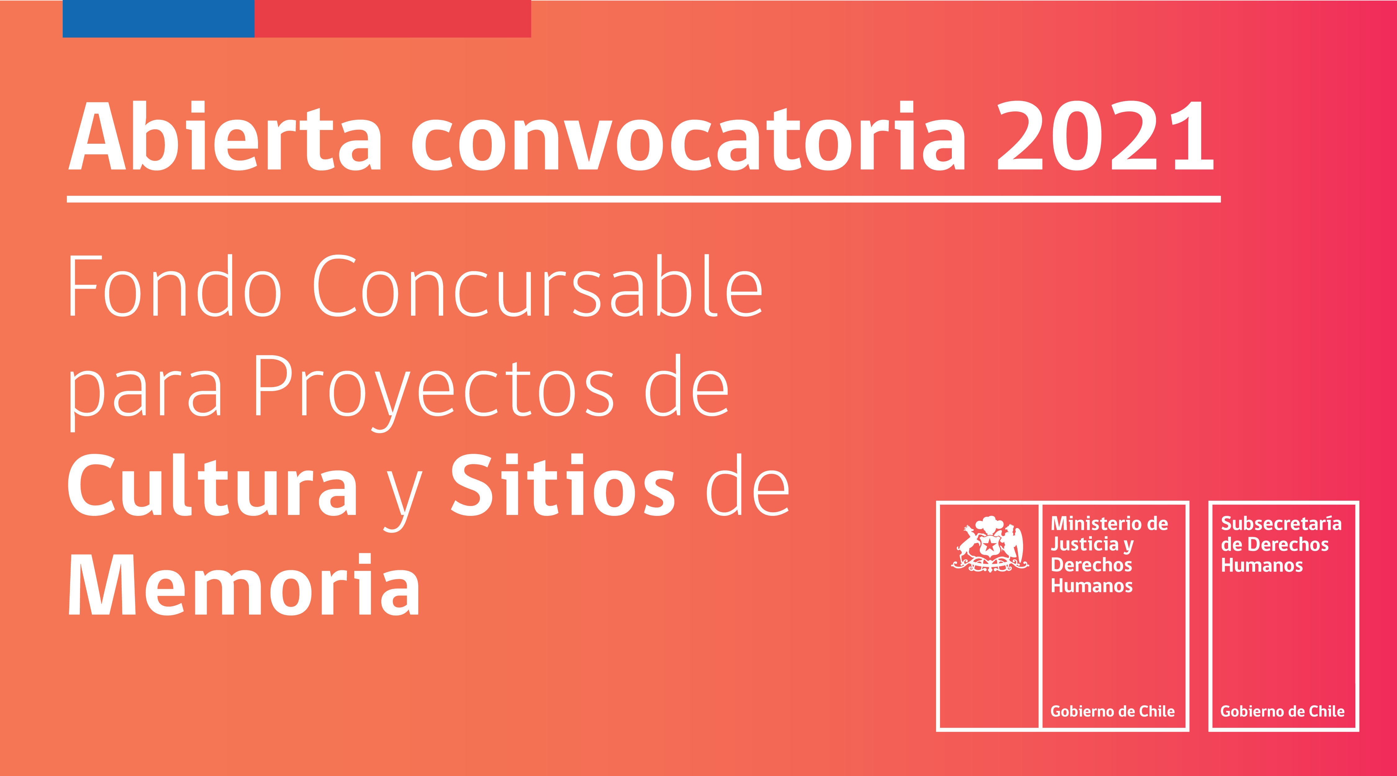 Seremi de Justicia llama a postular a los Fondos de Cultura y Sitios de Memoria 2021