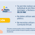 Nuevo horario “Elige Vivir Sano” permite hacer deporte en  fase de transición.