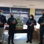 CCU ayuda a combatir la pandemia con importante donación de alcohol gel a personal de gendarmería