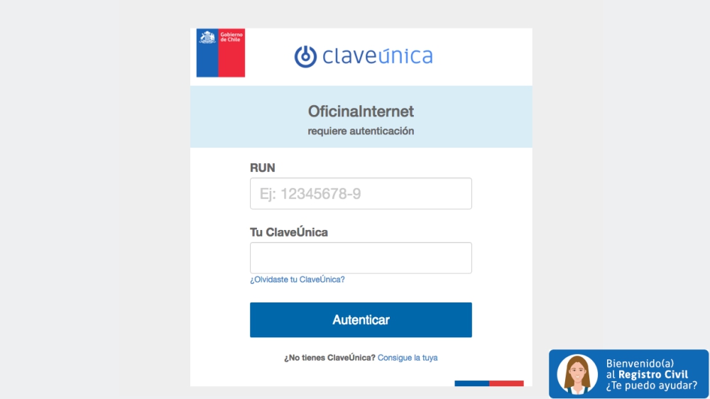 Seremi de Justicia explica cómo sacar en 5 pasos la Clave Única en línea
