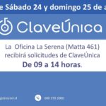 Registro Civil recibirá solicitudes de Clave Única en la Oficina de La Serena