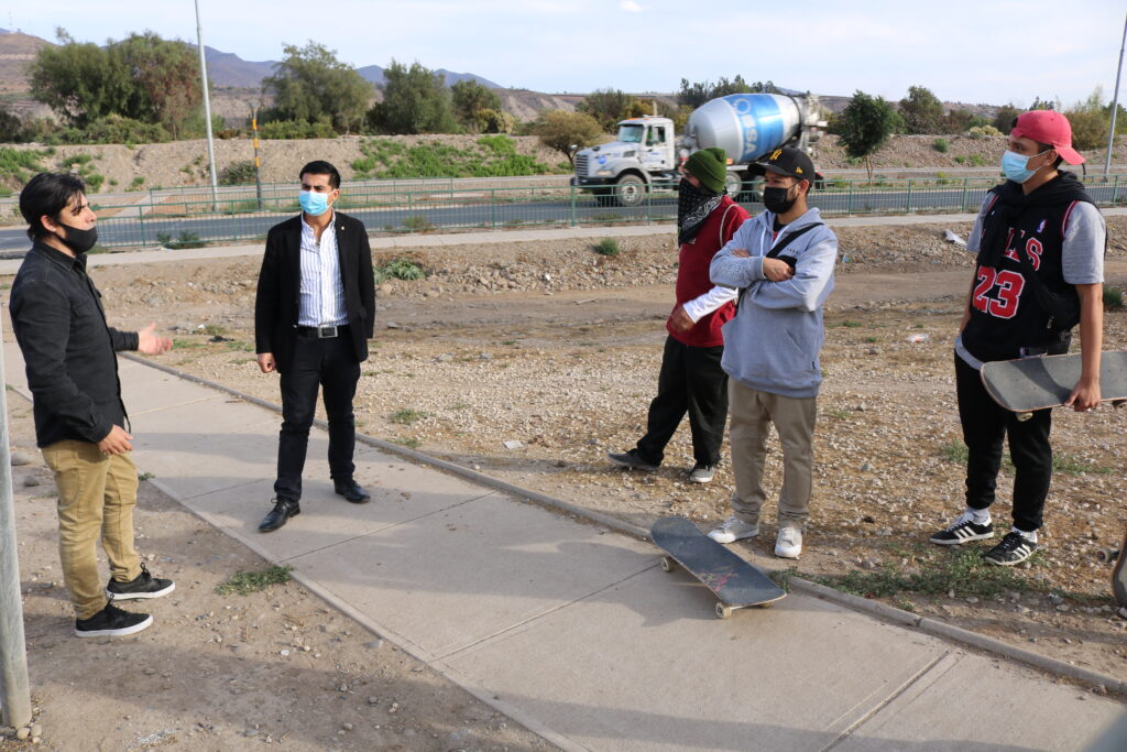 Municipio trabaja en el futuro Skate Park de Ovalle