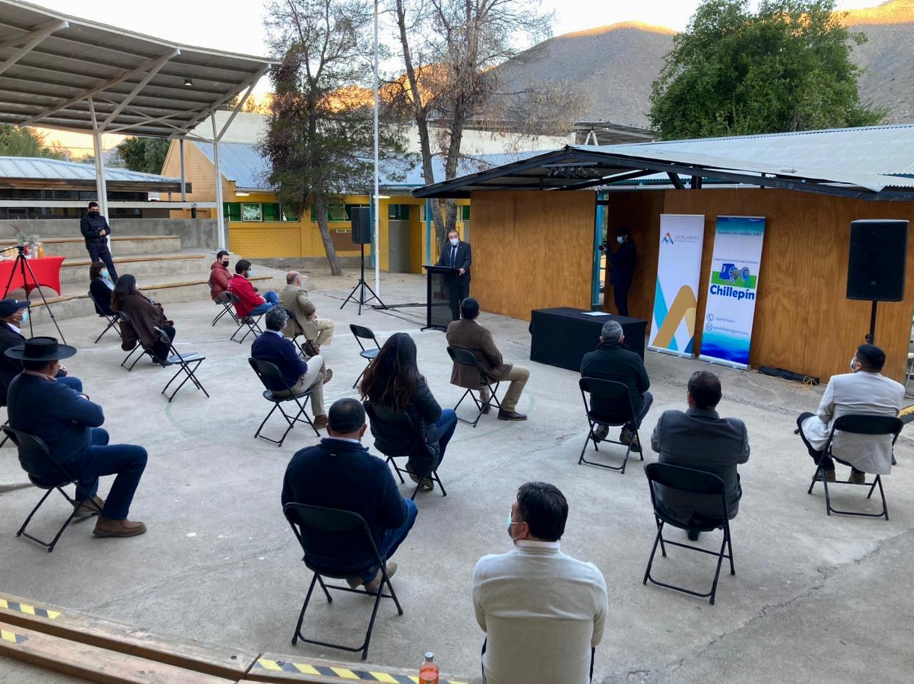 Ampliación del Sistema de Agua Potable Rural de Chillepín avanza a paso firme