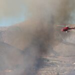 Equipos de emergencia de Choapa trabajaron para controlar incendio forestal en Salamanca