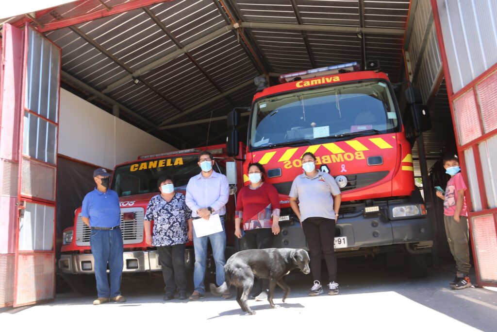 Nueva directiva de bomberos de Canela busca reforzar sus labores con la única superintendente mujer de la región