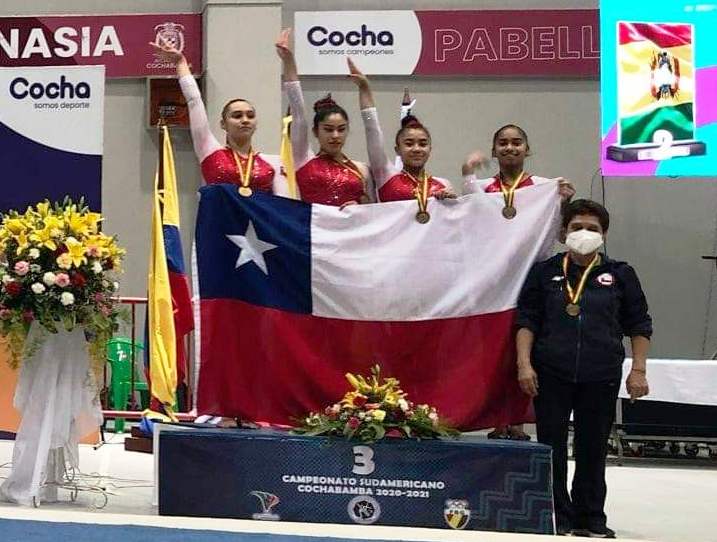 Gimnastas regionales obtienen medallas de bronce en Sudamericano de Cochabamba