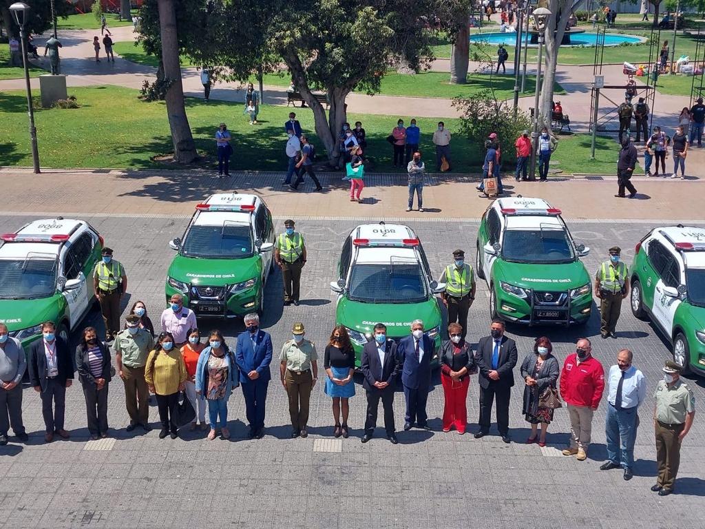 Carabineros refuerza parque vehicular con 13 nuevos móviles que se distribuirán en la región