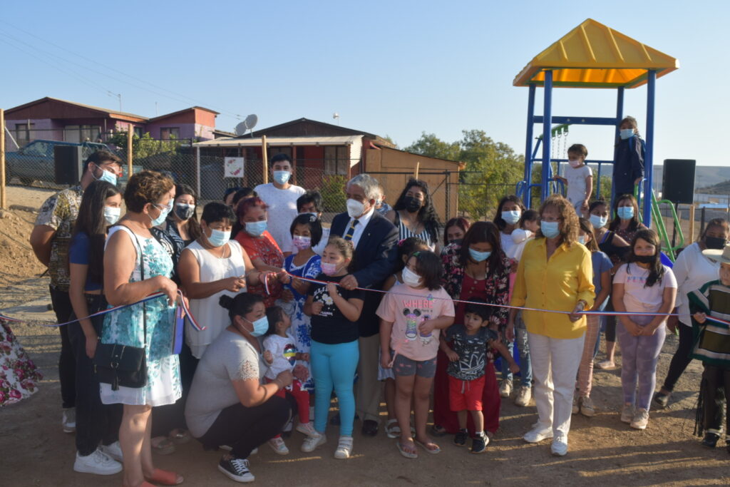 Vecinos de La Placa cuentan con nuevo espacio recreativo