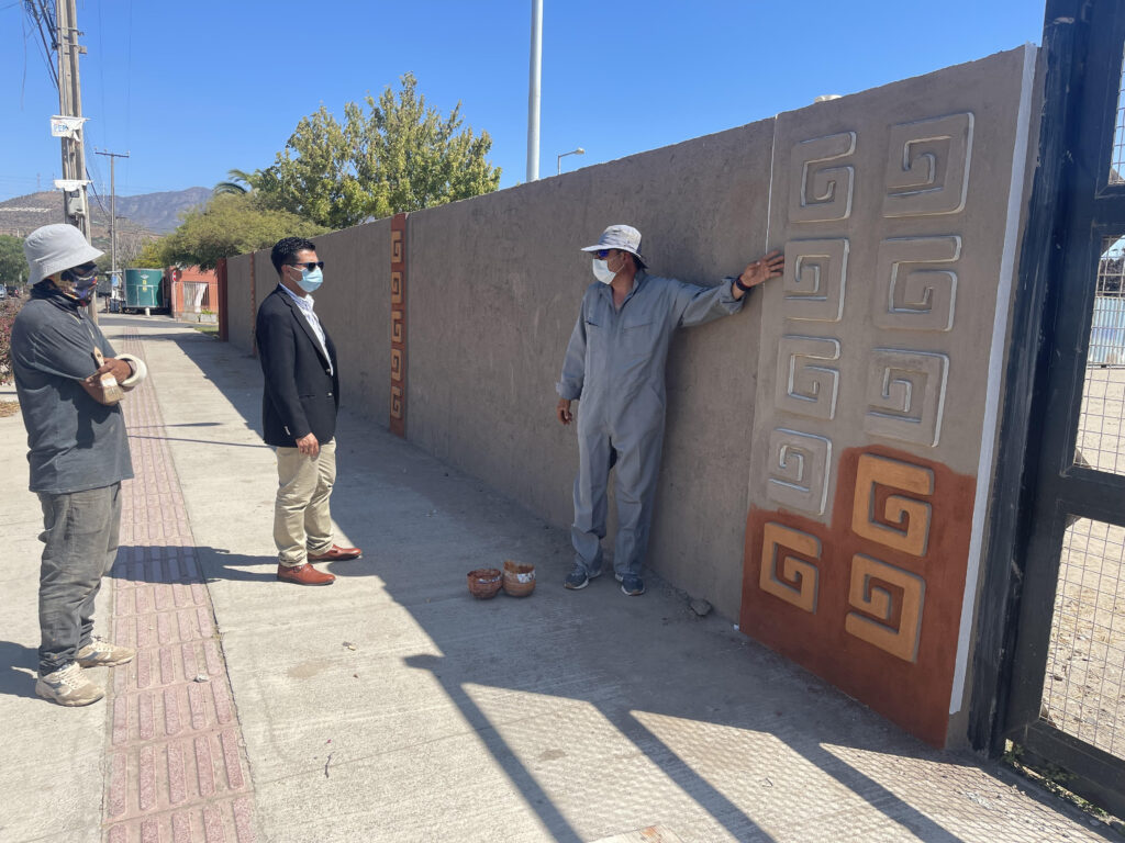 Municipio inicia proyecto de mural que rescata la cultura Diaguita