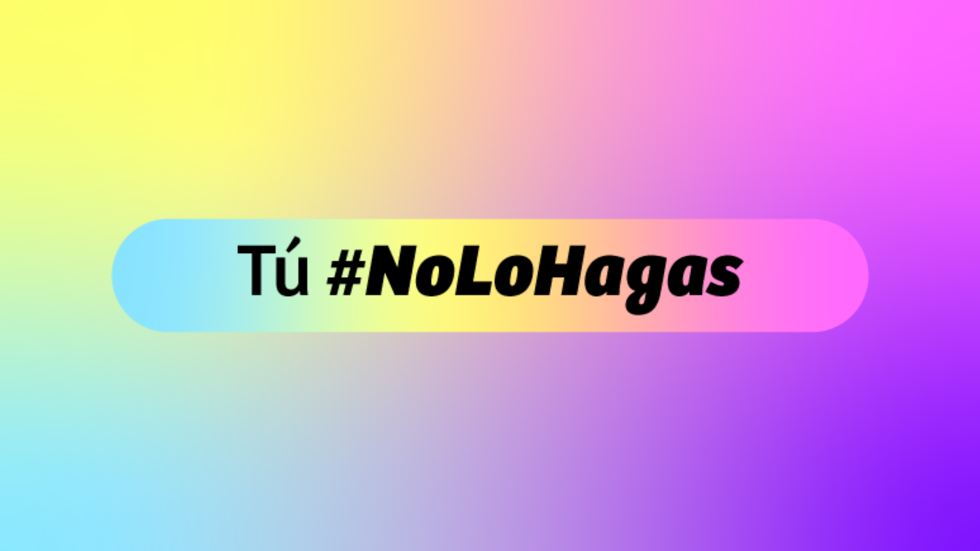 #NoLoHagas: INJUV y SernamEG se unen para difundir mensajes contra la violencia en las relaciones de jóvenes.