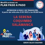 La Serena, Coquimbo y Salamanca retroceden a Fase 2 de Transición en el Plan Paso a Paso