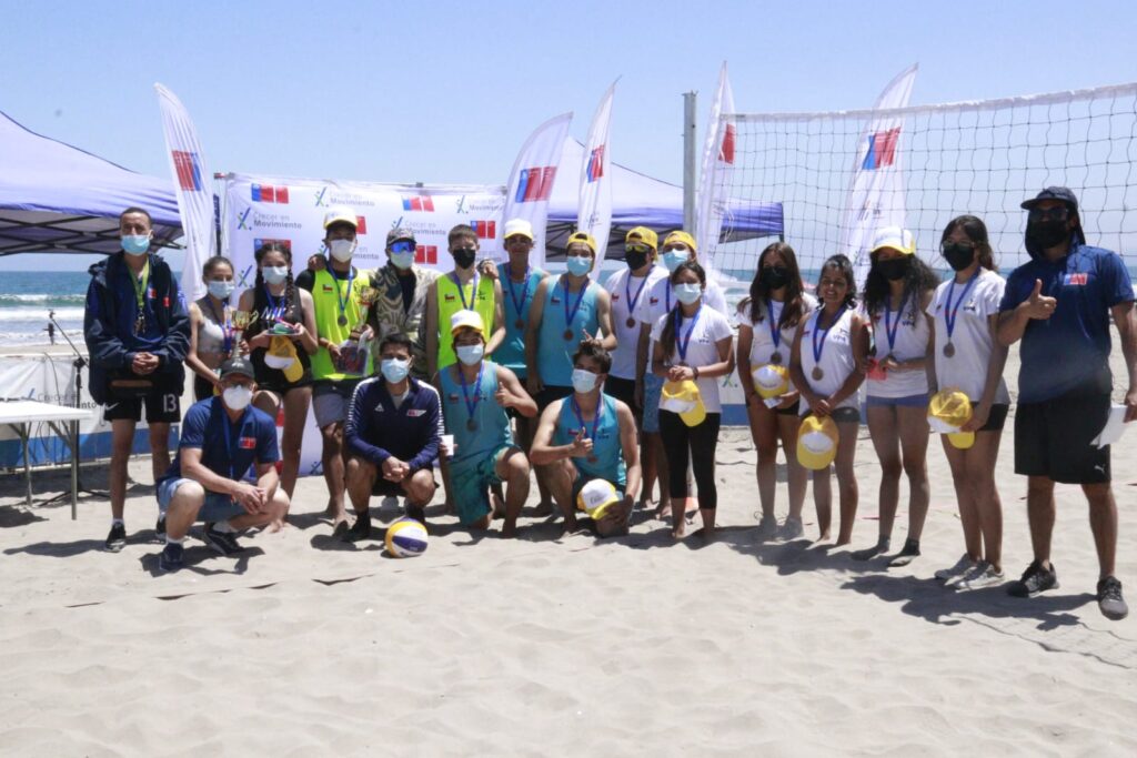 CON TORNEO DE VOLEIBOL PLAYA  FINALIZÓ PROGRAMA “VERANO EN MOVIMIENTO”.