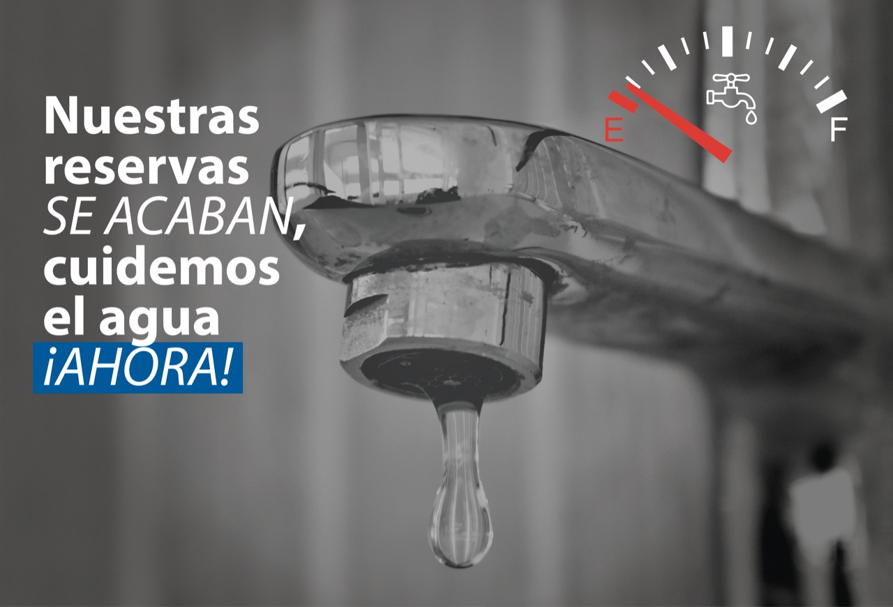 Nuestras reservas se acaban, cuidemos el agua ahora