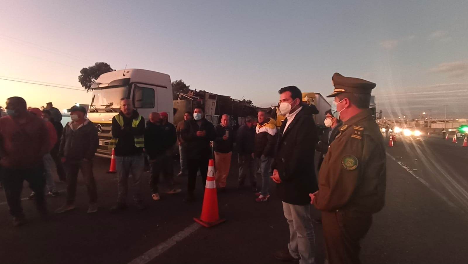 Trabajo coordinado permitió liberación de las rutas regionales bloqueadas por los camioneros