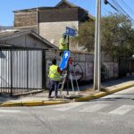 Instalan nueva señaléticas en calles y pasajes de Ovalle