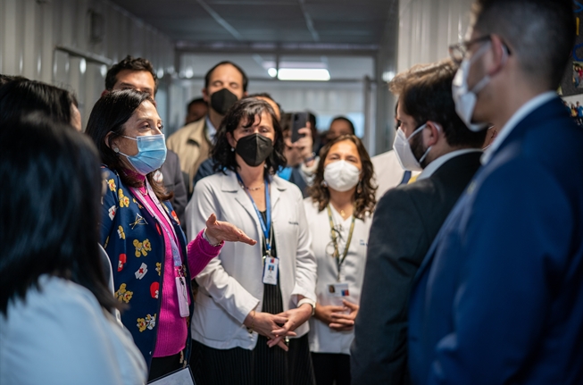 PRESIDENTE GABRIEL BORIC VISITA HOSPITAL DE COQUIMBO Y COMPROMETE SU APOYO A LA SALUD MENTAL INFANTO ADOLESCENTE