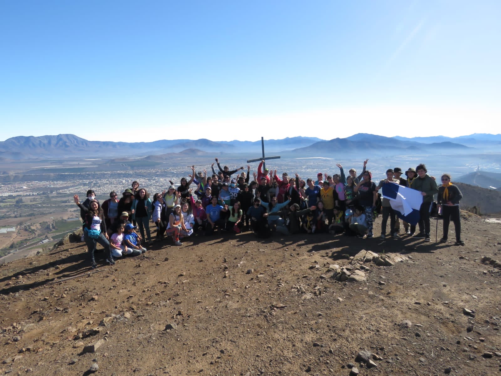 Familias ovallinas disfrutaron jornada de trekking