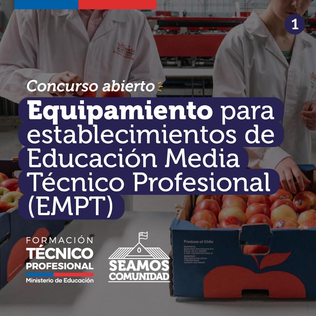 Mineduc abre concurso para que liceos técnico-profesionales mejoren equipamiento de sus especialidades