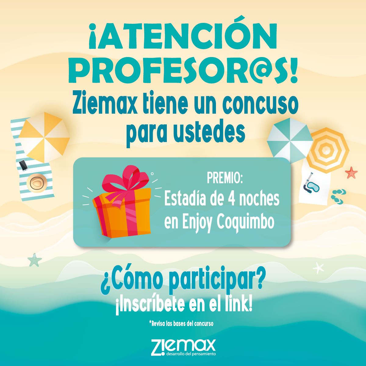 Vuelve concurso que regala vacaciones a un docente