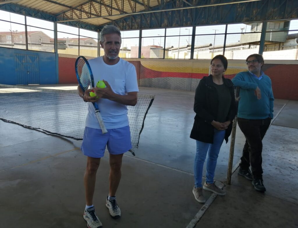 Con clínica de tenis, jóvenes privados de libertad apuestan por su reinserción