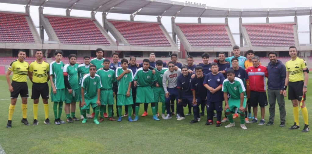 Selección chilena de fútbol inclusivo se presentó en La Serena logrando un empate con su similar regional.