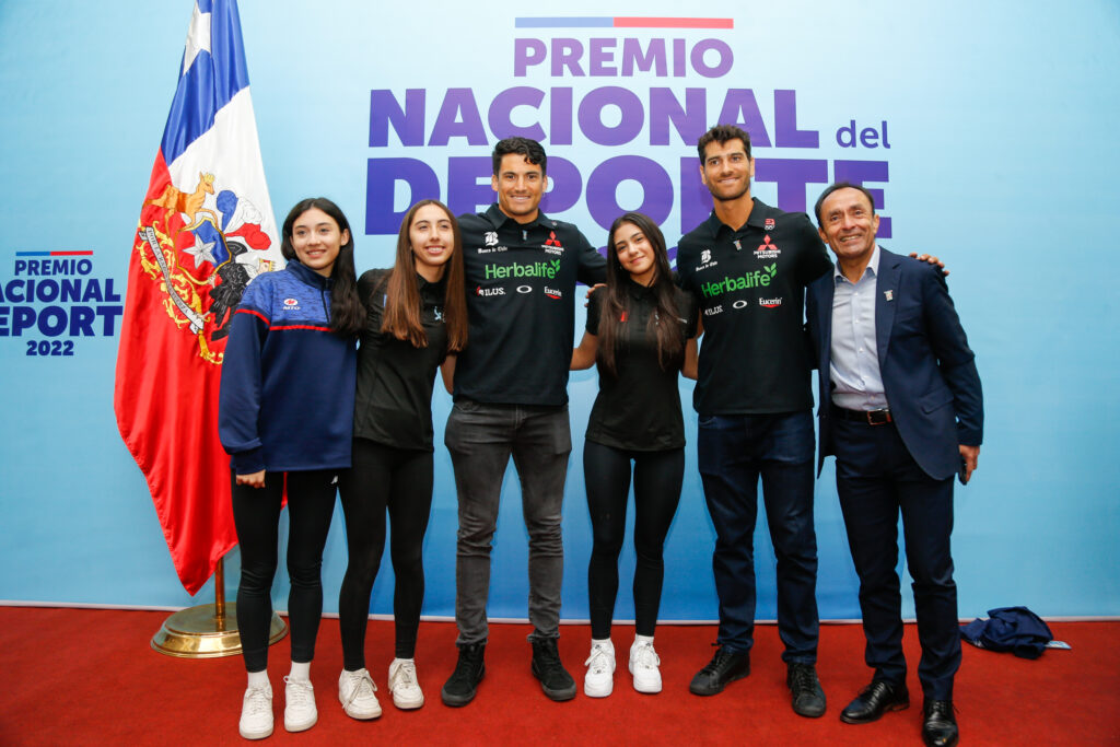 Presidente de la República Gabriel Boric Font encabezó la ceremonia de entrega del Premio Nacional del Deporte 2022