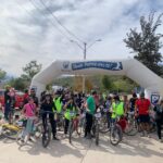 Escuela La Villa del Palqui de Monte Patria invita a pedalear por la ruta rural.