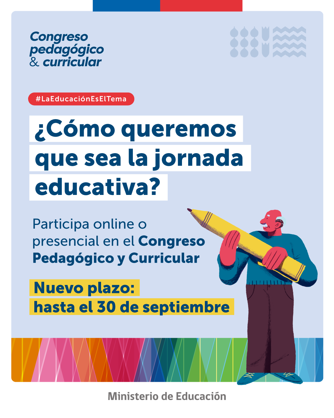 Mineduc extiende proceso participativo por Congreso Pedagógico y Curricular hasta el 30 de septiembre